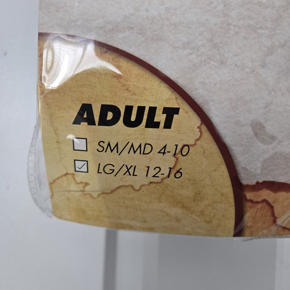 Spirit Buccaneer Costume with Red and Black Stripes - Picture 2 of 2